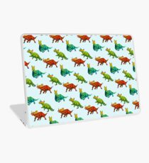 dinos all over - ceratopsians Laptop Skin