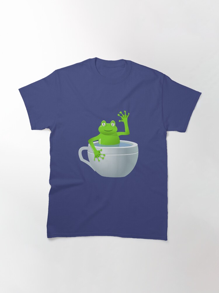Thumbnail 2 of 7, Classic T-Shirt, Frog Inside a Cup designed and sold by Claudiocmb.