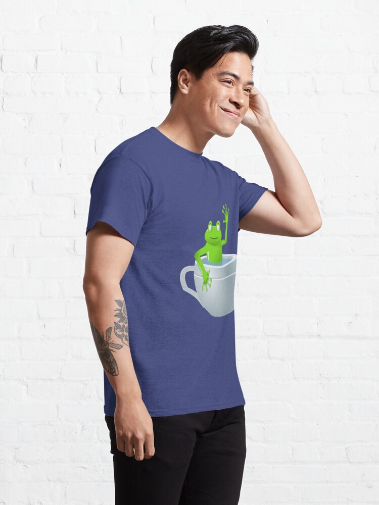 Thumbnail 5 of 7, Classic T-Shirt, Frog Inside a Cup designed and sold by Claudiocmb.
