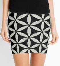 Blume des Lebens - Heilige Geometrie - Harmonie und Balance Minirock