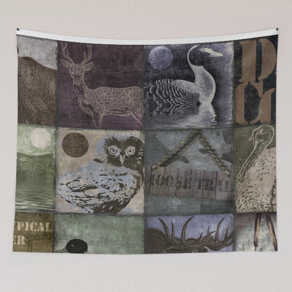 Item preview, Great Outdoors Wildlife Patchwork designed and sold by Sasha Art Gallery.