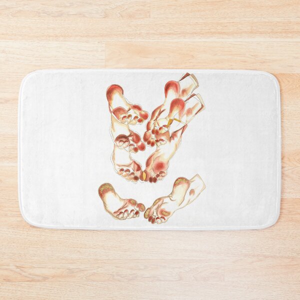 Item preview, My Feet Are Gold designed and sold by Olivia Rains Art.