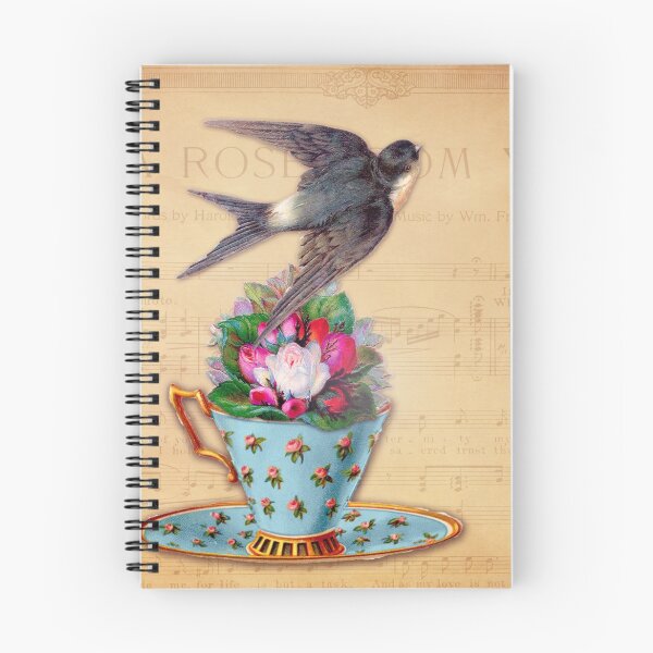 Item preview, Vintage Tea Cup, Bird, and Tea Roses designed and sold by Peggy Collins.