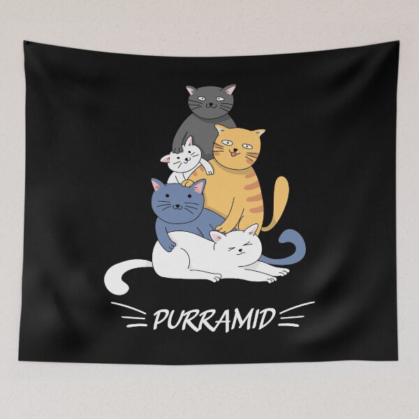 Item preview, Purramid - Cute Cats Pyramid designed and sold by mrhighsky.