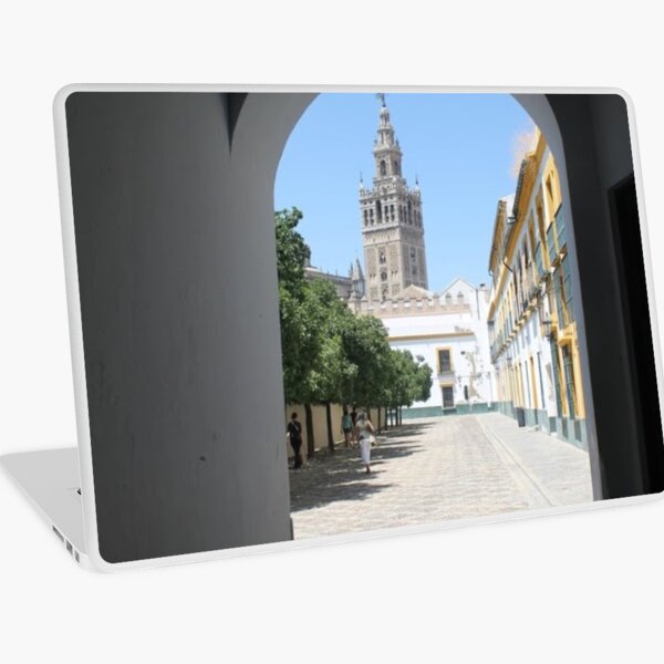 #Giralda, #Catedral de #Sevilla, #Spain, La Giralda, Tower Laptop Skin