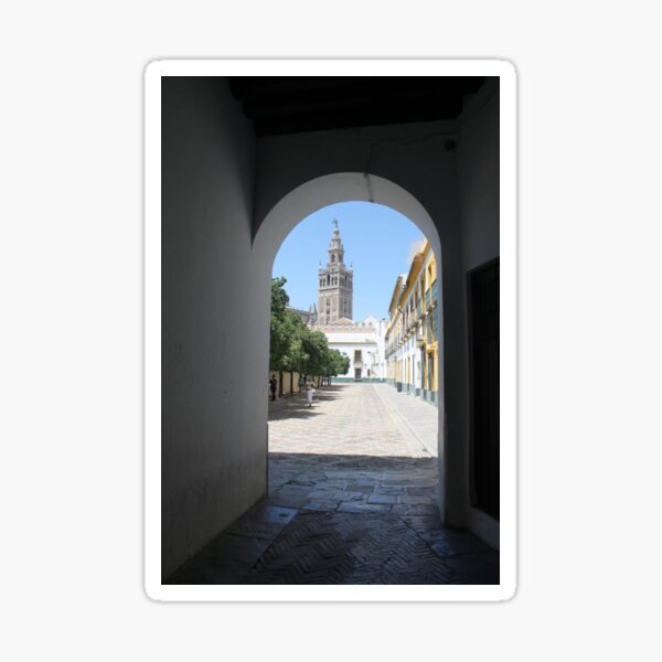 #Giralda, #Catedral de #Sevilla, #Spain, La Giralda, Tower Sticker