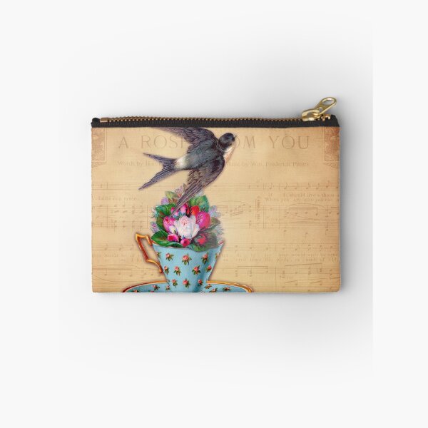 Item preview, Vintage Tea Cup, Bird, and Tea Roses designed and sold by Peggy Collins.