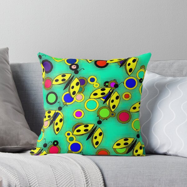 Item preview, Ladybug Yellow Light Blue designed and sold by Czerra.