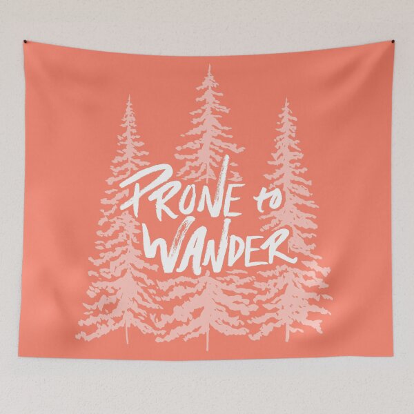 Item preview, Prone to Wander - Coral designed and sold by Marie Funseth.