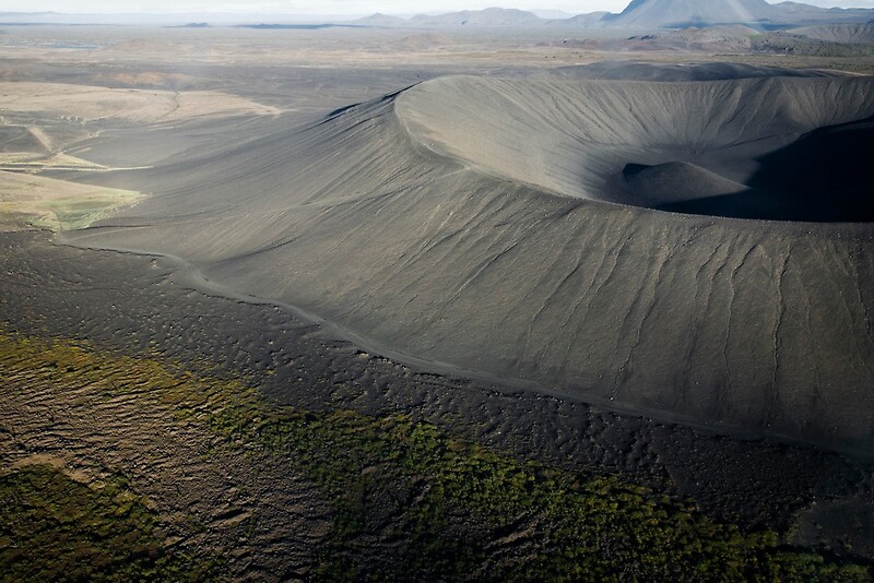 Aerial Hverfjall Crater Myvatn Iceland Posters Aerial Hverfjall Crater Myvatn Iceland Posters