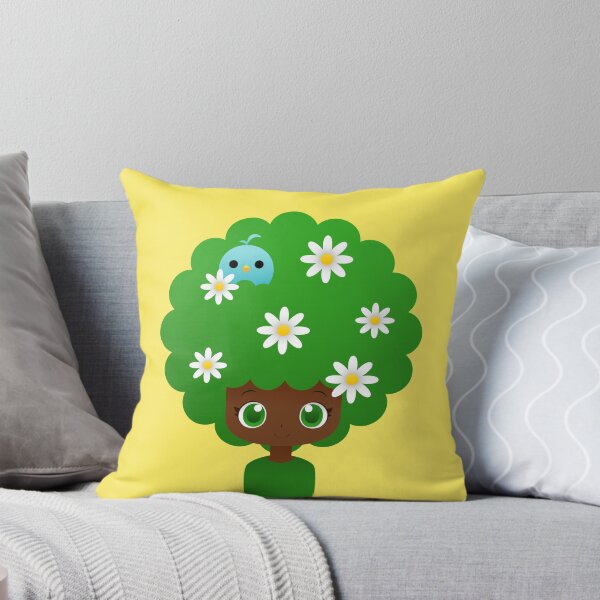 Item preview, Blooming afro girl designed and sold by kittybox.