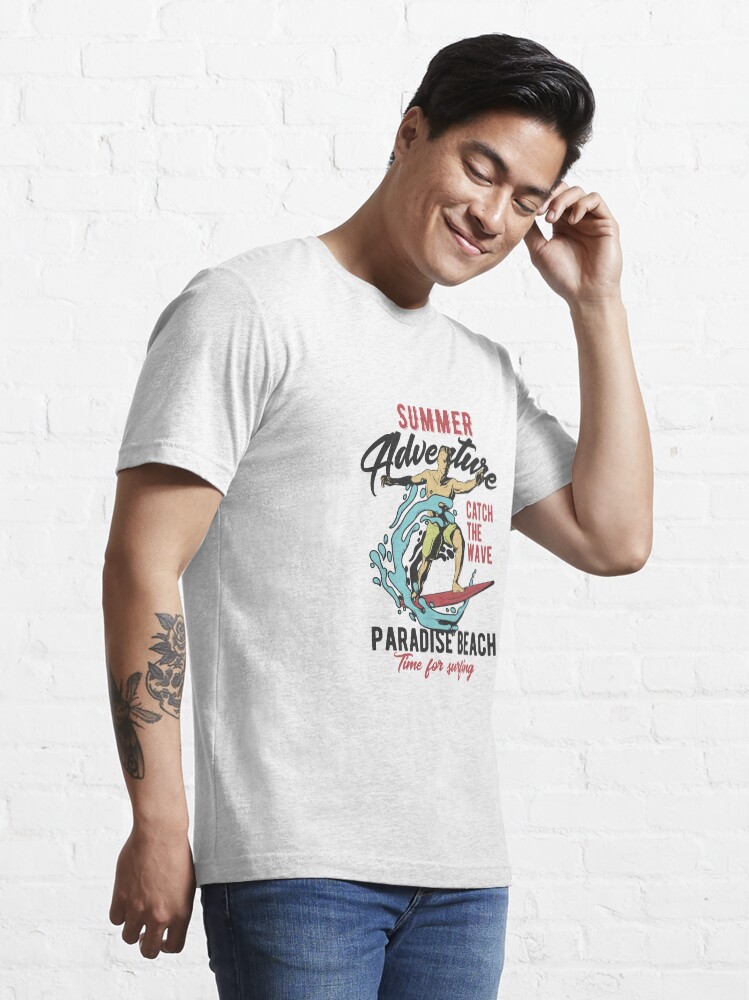Alternative Ansicht von Time for Surfing Essential T-Shirt