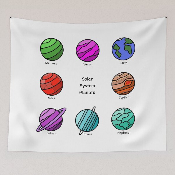 Item preview, Solar System Planets - Super Eight designed and sold by Starzology.
