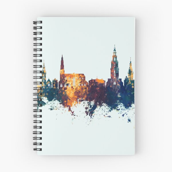 Item preview, ﻿Groningen The Netherlands Skyline designed and sold by ArtPrints.