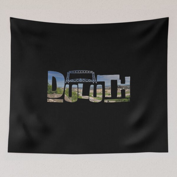 Item preview, Duluth with Aerial Lift Bridge (Lake Superior & Harbor View) designed and sold by gorff.