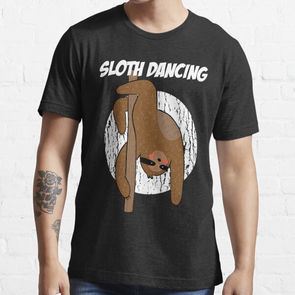 Pole dance sloth funny coaster drink mat 