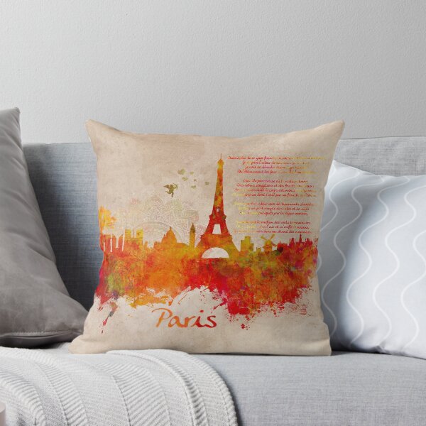 Artikelvorschau, Paris Skyline Romantisch entworfen und verkauft von JBJart.