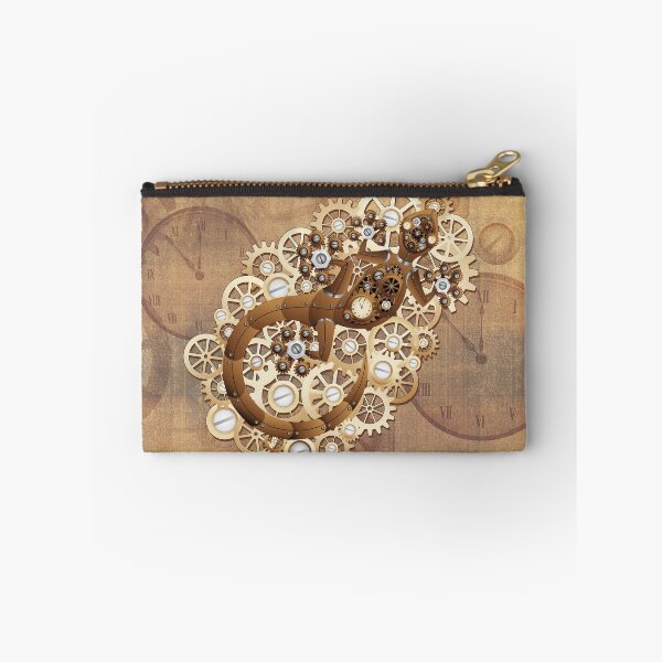 Item preview, Steampunk Gecko Lizard Vintage Retro Style Machine designed and sold by BluedarkArt.
