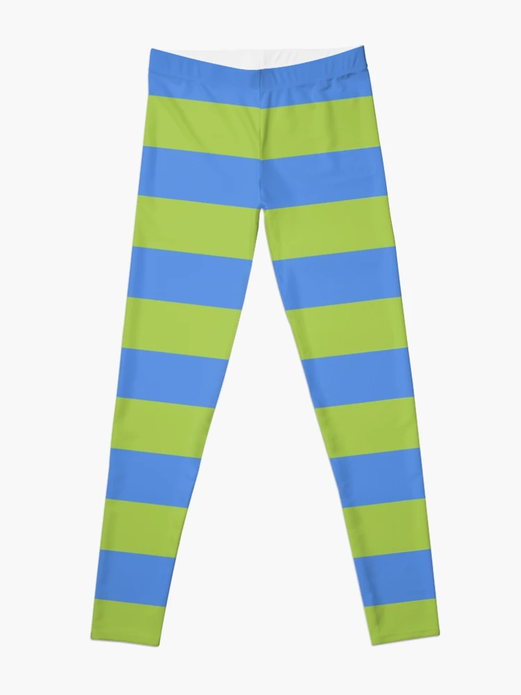 W.I.T.C.H. Will Vandom cosplay tights blue green stripe Leggings