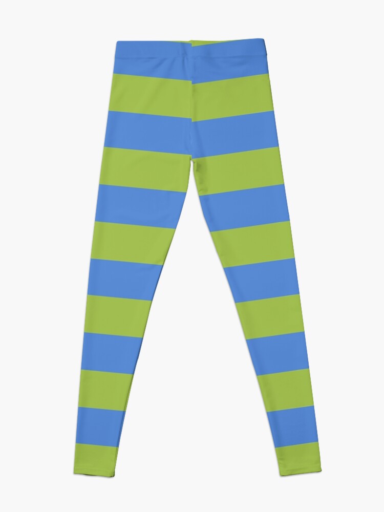 W.I.T.C.H. Will Vandom cosplay tights blue green stripe Leggings for Sale  by EweCascade