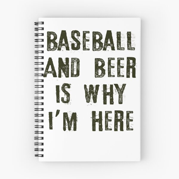 Item preview, Funny  Baseball And Beer is Why I'm Here items designed and sold by Goldmedaldesign.