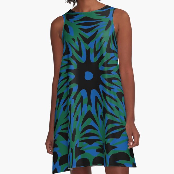 Floral Chaos 2 A-Line Dress