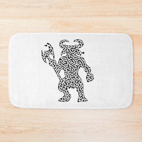 Item preview, Minotaur Shaped Maze & Labyrinth designed and sold by gorff.