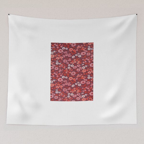 Item preview, 60s Red Floral Mod designed and sold by NobodysHero.
