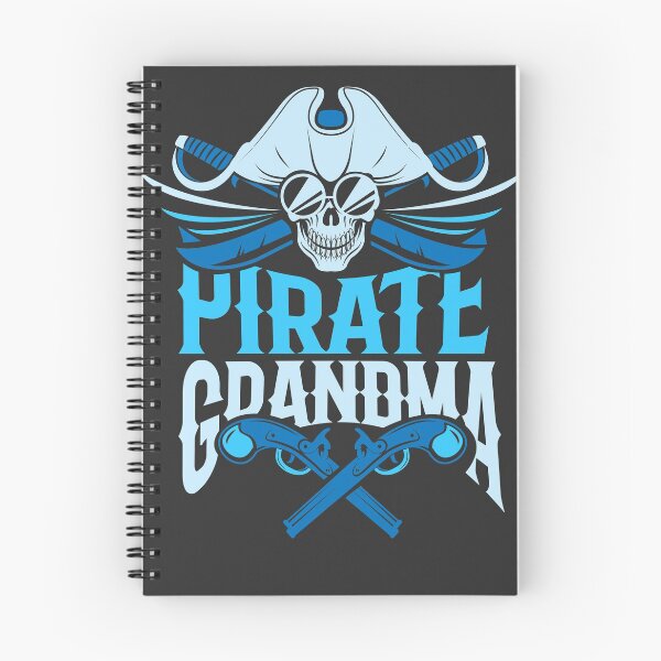 Aperçu de l'œuvre Pirate Grandma - Grand-mère Tendance Design créée et vendue par Myriala.