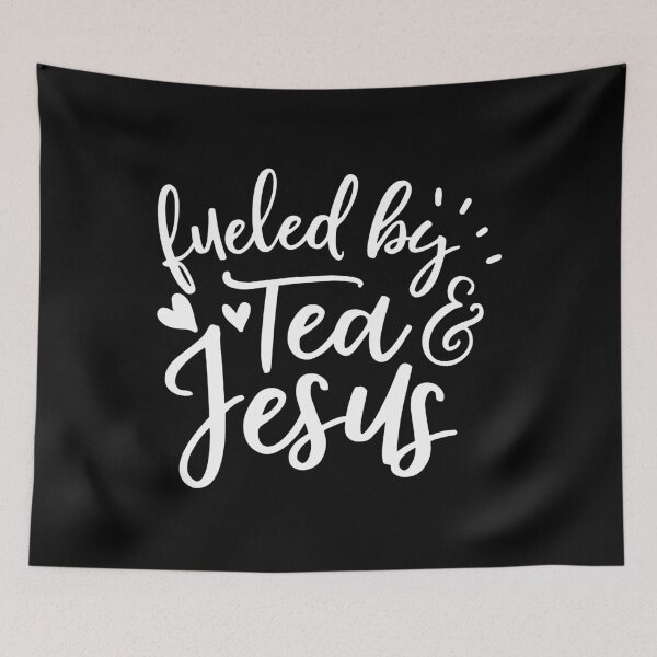 Item preview, TEA LOVERS TEA designS - TEA AND JESUS graphic designed and sold by rdorsey8.