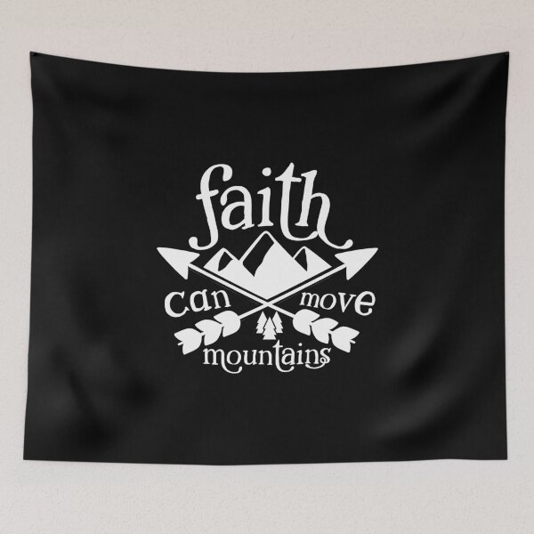 Item preview, INSPIRATIONAL CHRISTIAN BIBLE VERSE design - FAITH CAN MOVE designed and sold by rdorsey8.