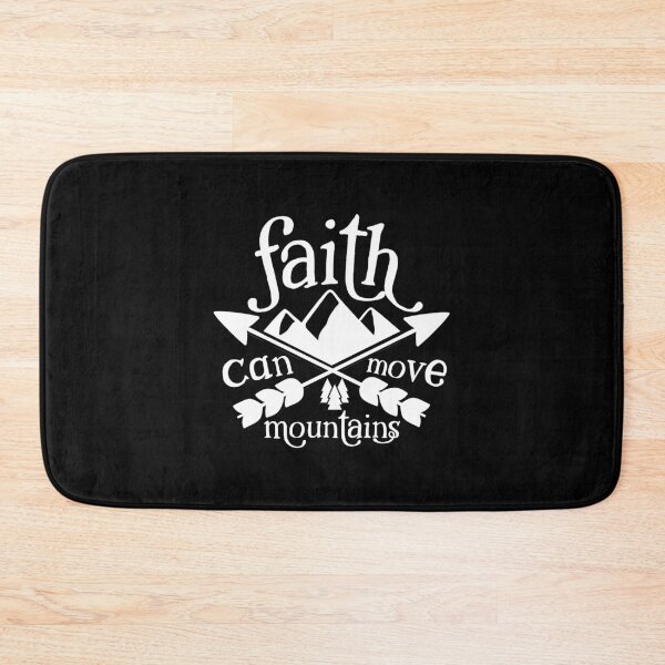 Item preview, INSPIRATIONAL CHRISTIAN BIBLE VERSE design - FAITH CAN MOVE designed and sold by rdorsey8.