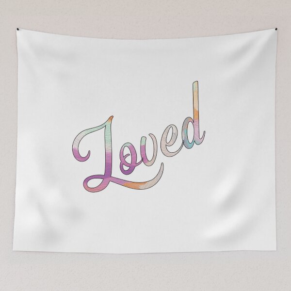 Item preview, Loved Textured Look Watercolor Design designed and sold by Coastal-Designs.