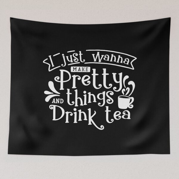 Item preview, TEA LOVERS TEA graphicS - CRAFTING AND TEA print designed and sold by rdorsey8.
