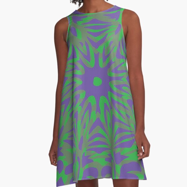 Floral Chaos 8 A-Line Dress