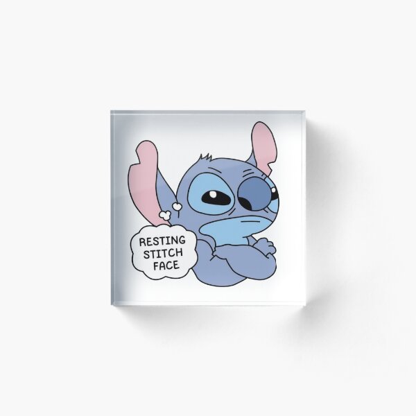 resting stitch face Acrylic Block