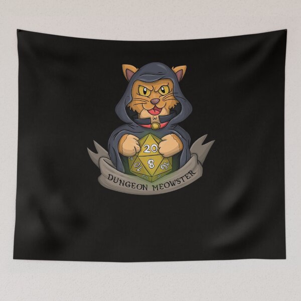 Item preview, Dnd, Dungeon Meowster designed and sold by WorldOfTeesUSA.