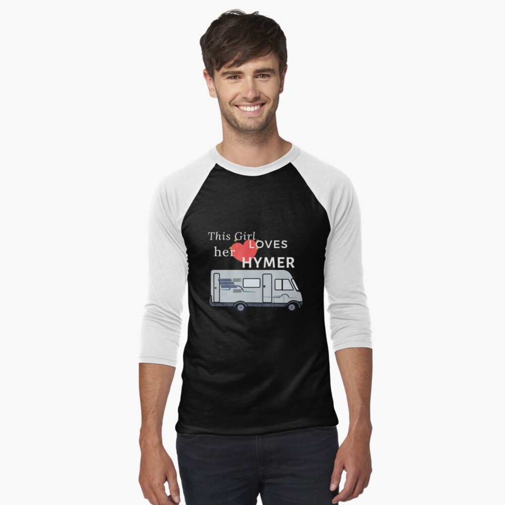 Vista previa del artículo con la obra «Camiseta ¾ estilo béisbol», diseñado y vendido por HermanTheHymer.