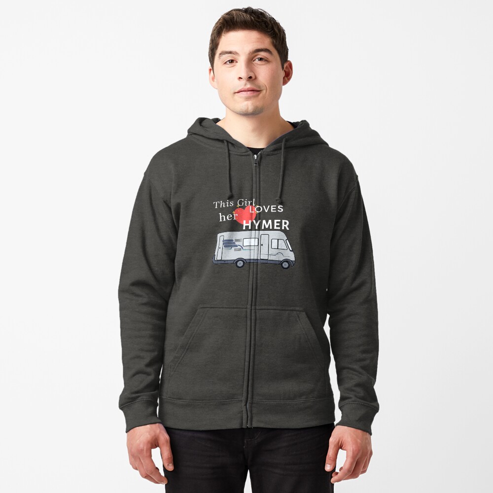 Vista previa del artículo con la obra «Sudadera con capucha y cremallera», diseñado y vendido por HermanTheHymer.