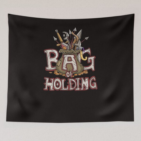 Item preview, Dnd, Bag of Holding designed and sold by WorldOfTeesUSA.