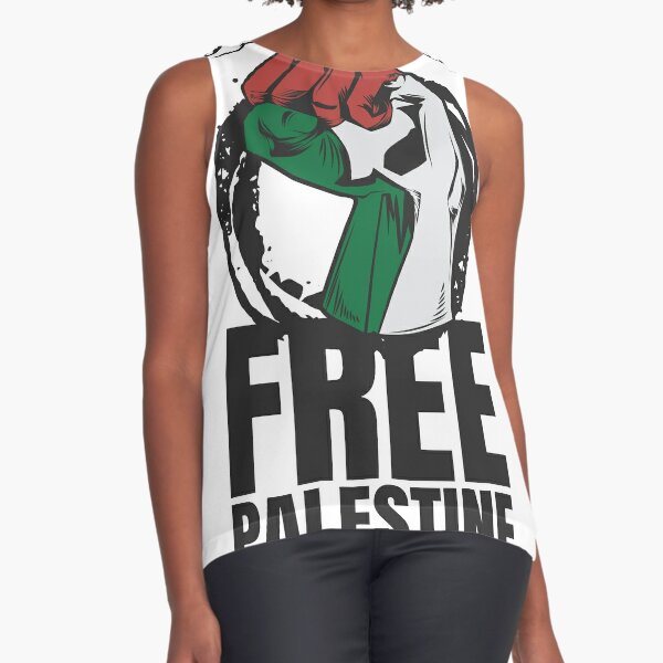 BALEAF Women's Wide Strap Cotton Workout Tank Palestine