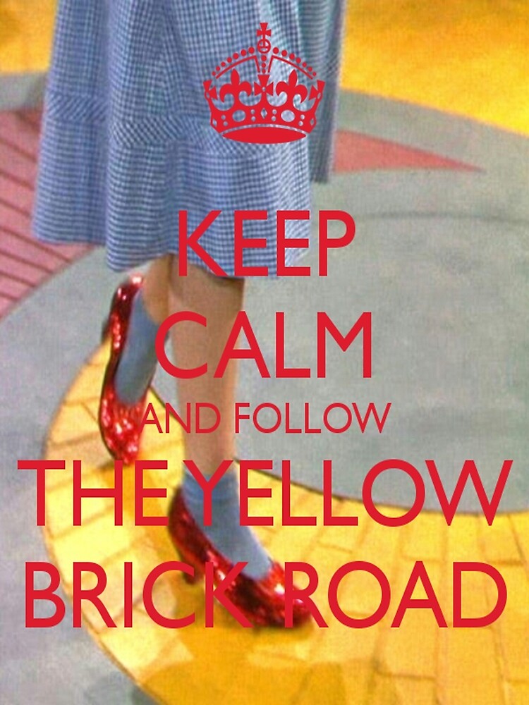 follow the yellow brick road shirt