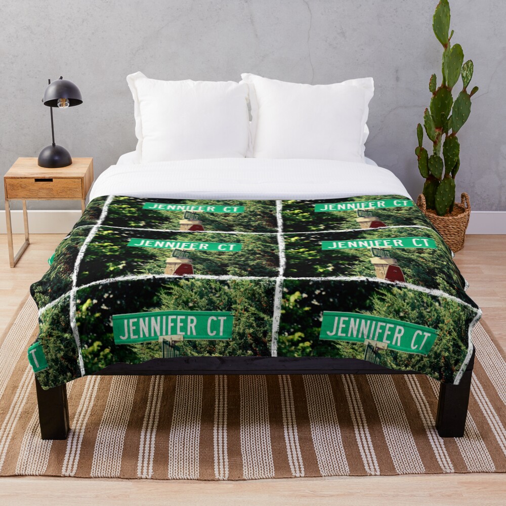 Jennifer Court Throw Blanket