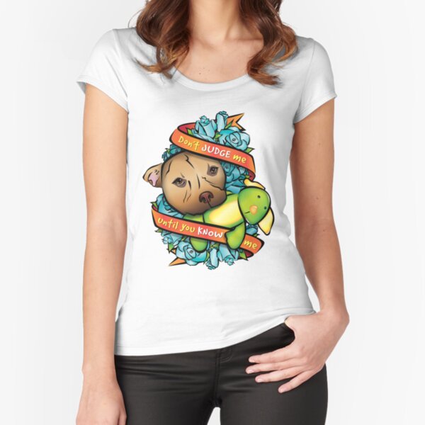 Don't Judge Me... Fitted Scoop T-Shirt