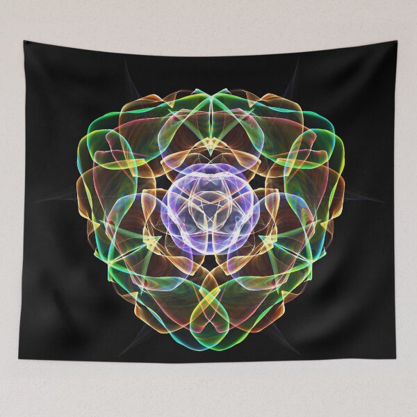 Item preview, Green Energy Cosmic Glow Mandala Design designed and sold by jesterry.