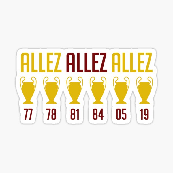 Champions of Europe - Six Times Sticker