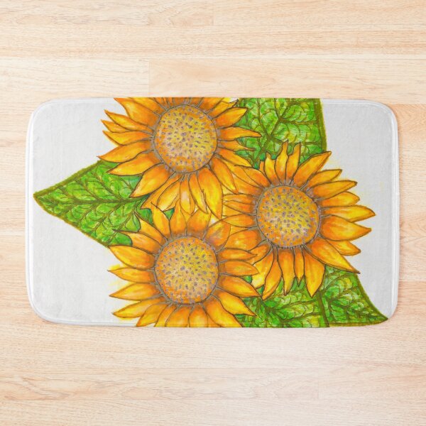 Item preview, Three Sunflowers designed and sold by MoreGoodArt.