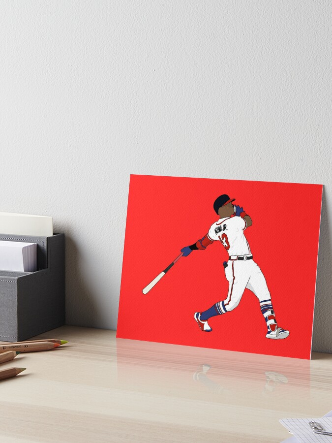 Ronald Acuna Jr Basketball Canvas Poster Wall Art Decor Print