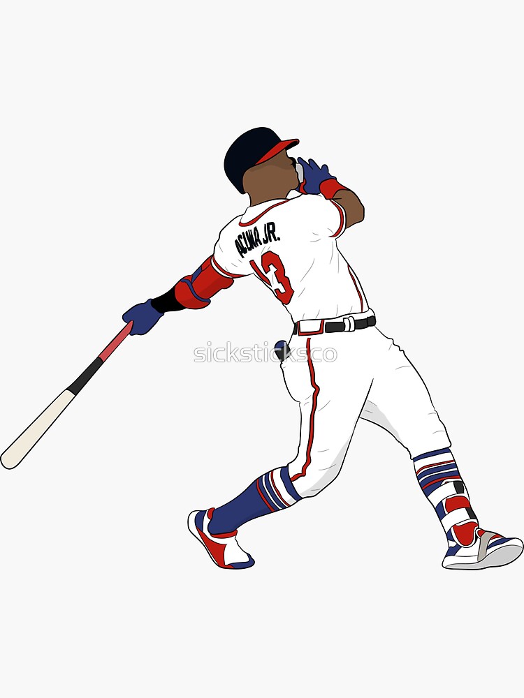 Ronald Acuna Jr. STICKER - Atlanta Braves MLB