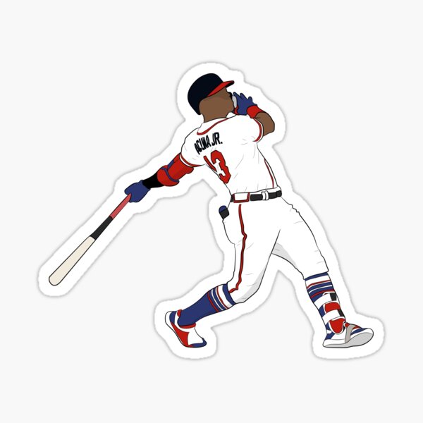 Ronald Acuna Jr. STICKER - Atlanta Braves MLB